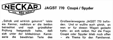 Neckar Jagst 770 brochure — text