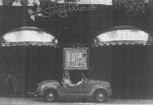 The Gamine parked outside Stringfellows nightclub, London