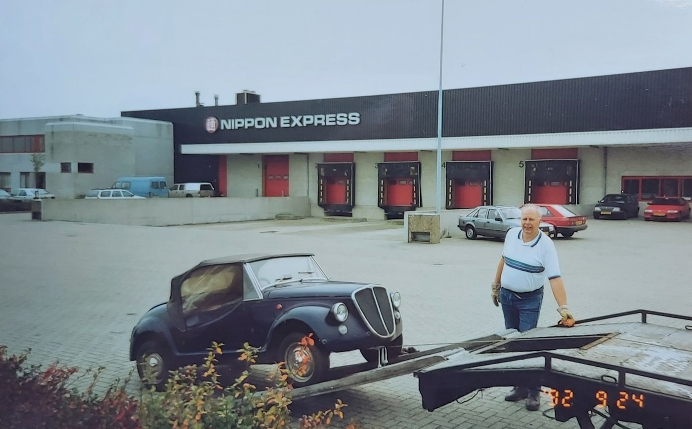 Collected from Nippon Express in the Netherlands, 24 September 1992